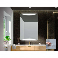 Зеркало с LED подсветкой настенное по верхней и нижней стороне AF019 
